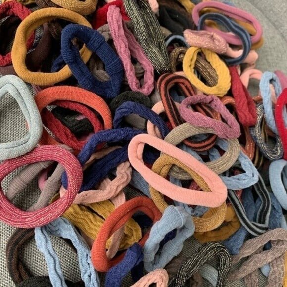 500pc Mixed Assortment Hair Ties & Scrunchies Pre-packed Bundles - Picture 7 of 12